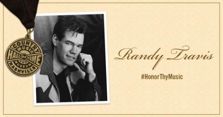 CONGRATULATIONS to Randy Travis for being named as one of the Class of 2016 joining the Country Musi