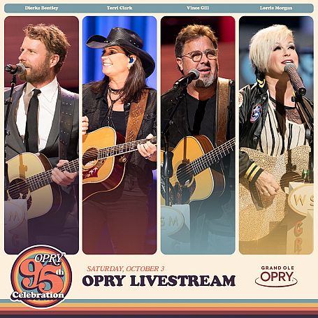SATURDAY NIGHT GRAND OLE OPRY – LIVE ON CIRCLE  Featuring Dierks Bentley, Terri Clark, Vince Gill, a